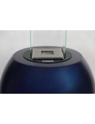 Biokominek wolnostojący LUNA MIDI 45cm lakierowany w kolorze paryskiego błękitu - produkt premium