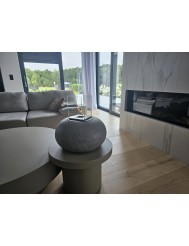Biokominek wolnostojący FLAT MIDI 28cm w imitacji betonu lub cortenu - produkt premium