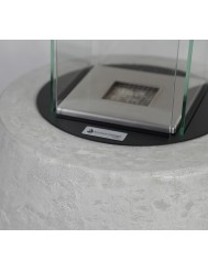 Biokominek wolnostojący WENA MIDI 45cm w imitacji betonu lub cortenu - produkt premium
